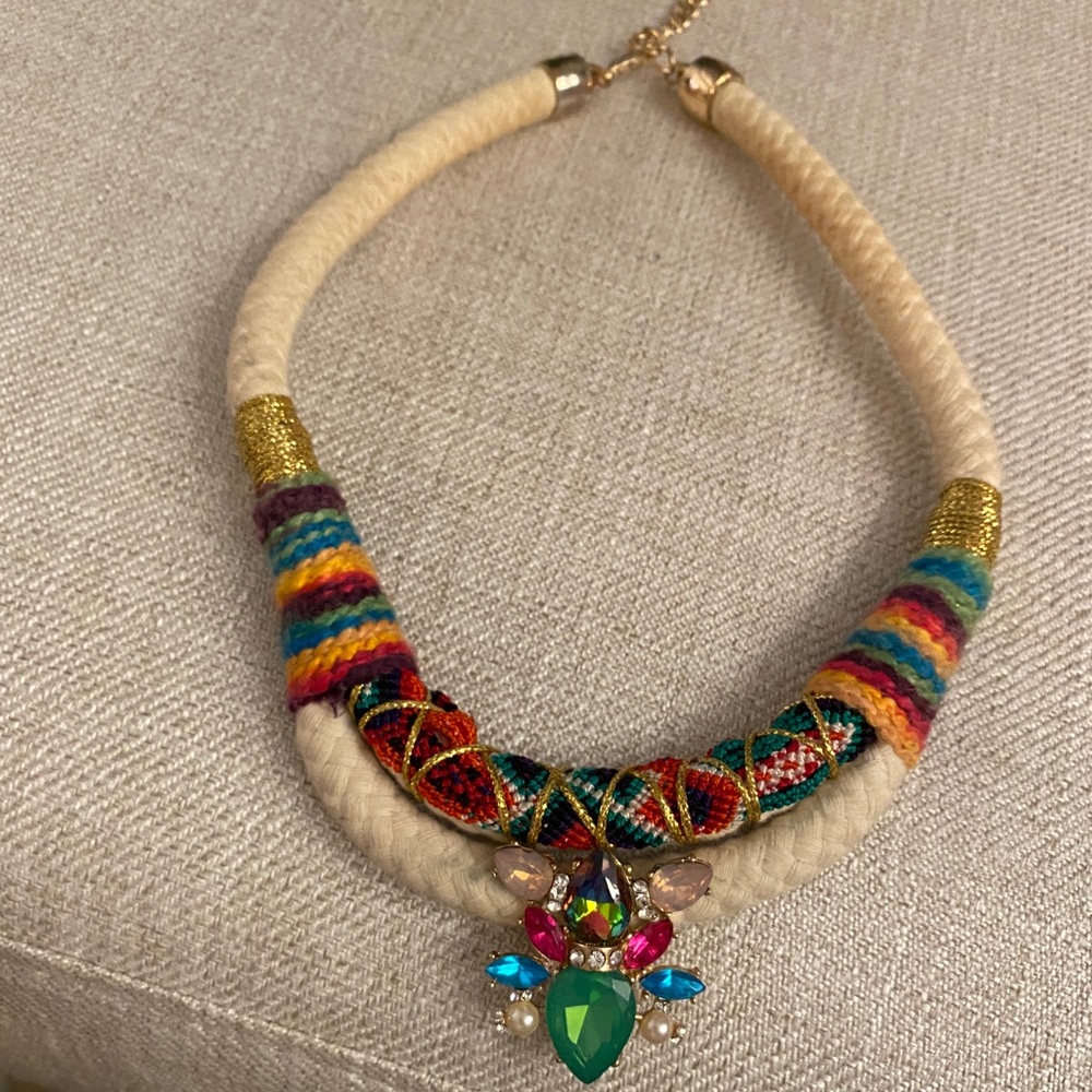 Vibrant statement necklace